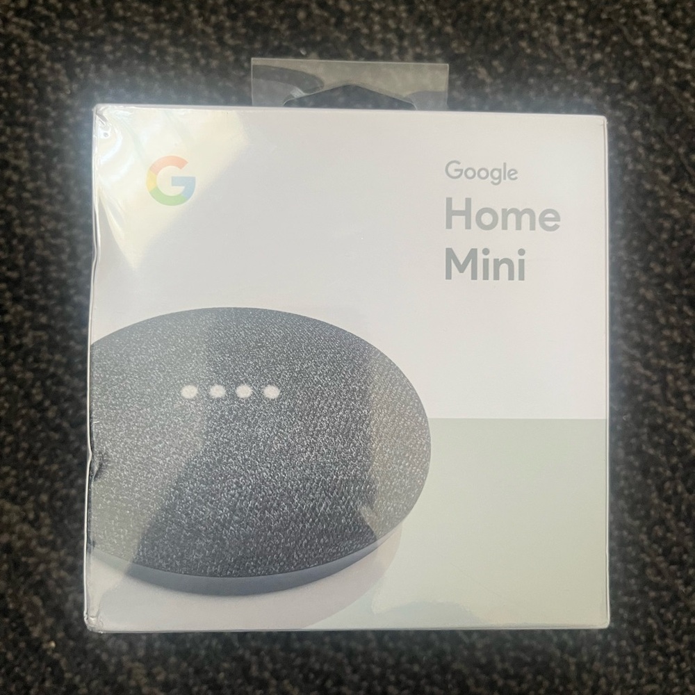 Google Home Mini in Green Packaging